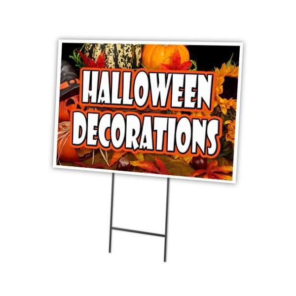 Signmission Halloween Decoration Yard & Stake outdoor plastic coroplast window, C-1216-DS-Halloween Decoration C-1216-DS-Halloween Decoration - main
